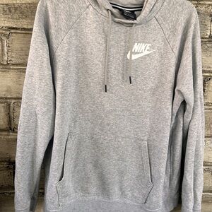 Grey Nike Hoodie Size: L